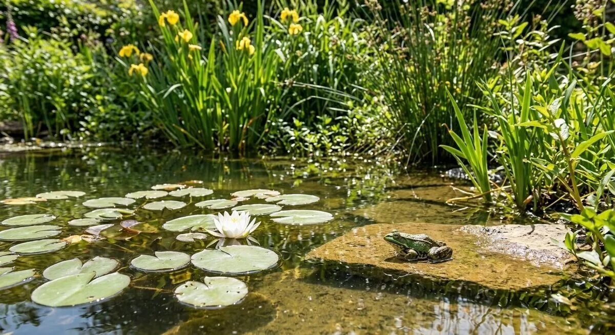 grenouille et mare