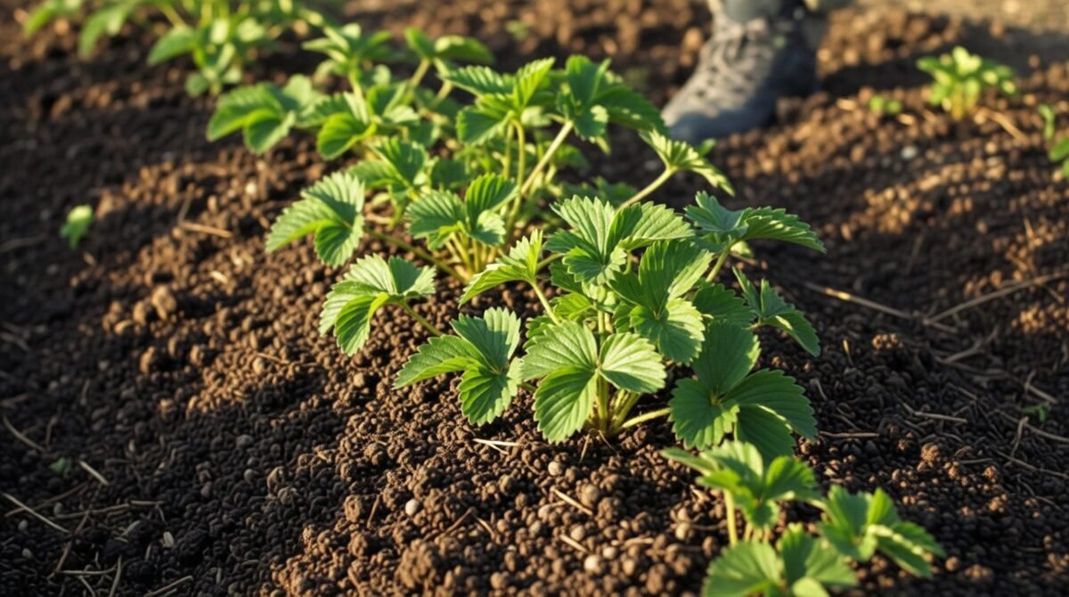 4. Épinard et Fraisier : la gestion maligne de l'ombre 🍓