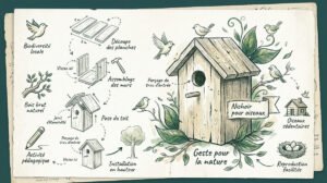 plan nichoir oiseaux à fabriquer soi même