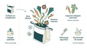 Réussir votre bouillon avec des épluchures de légumes