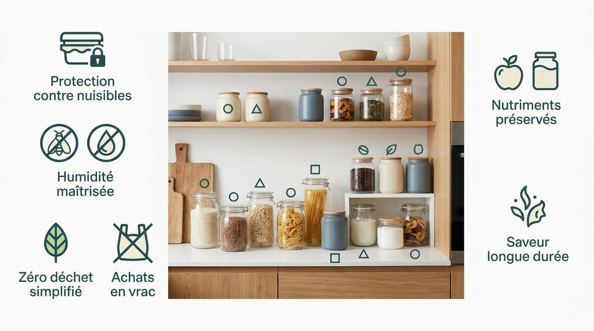 Optimiser vos bocaux de conservation en placard en 2026