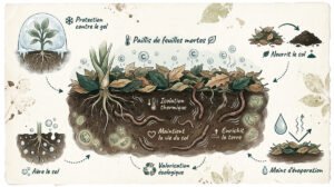 Comment utiliser le paillis de feuilles mortes au jardin