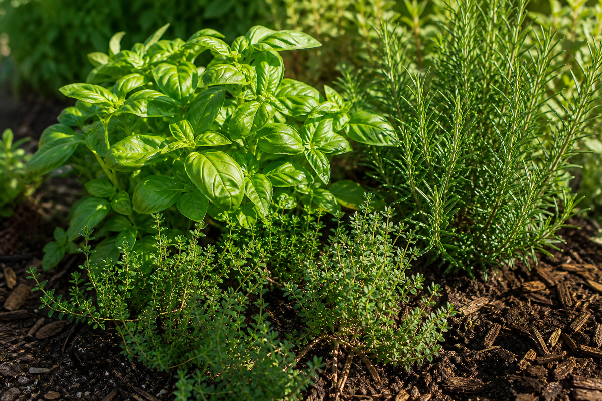 Paillage au pied des aromatiques : garder l’humidité sans étouffer les plants